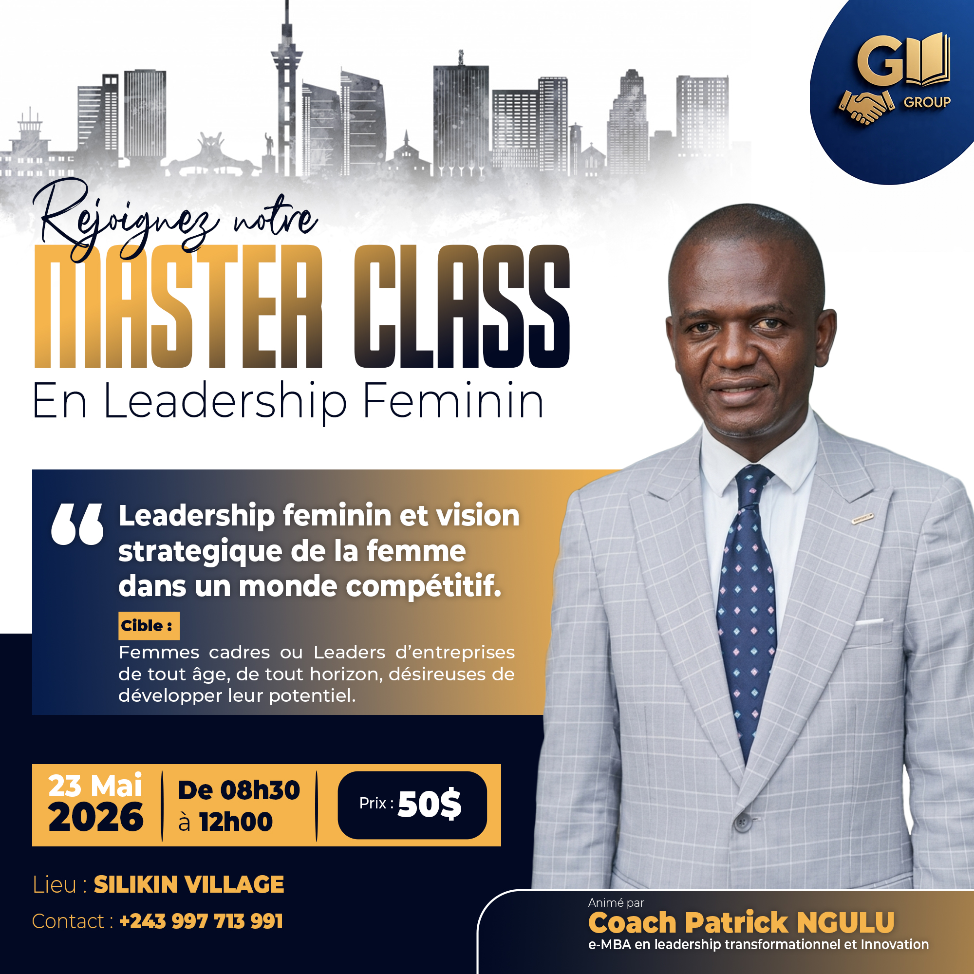 Post Master Class en Leadership Féminin