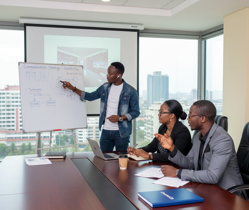 Réunion d'équipe Digital Solutions